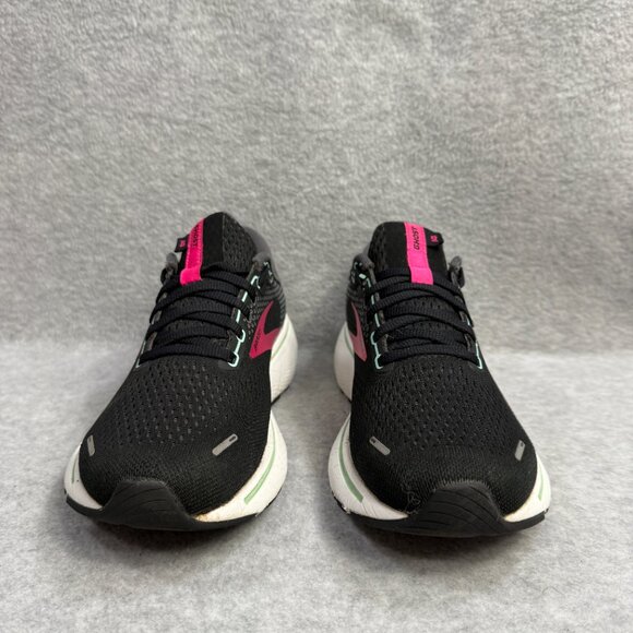 Brooks Shoes Womens Size 8.5 Ghost 14 Black Athletic Running Sneaker 1203561B013 - Picture 2 of 10